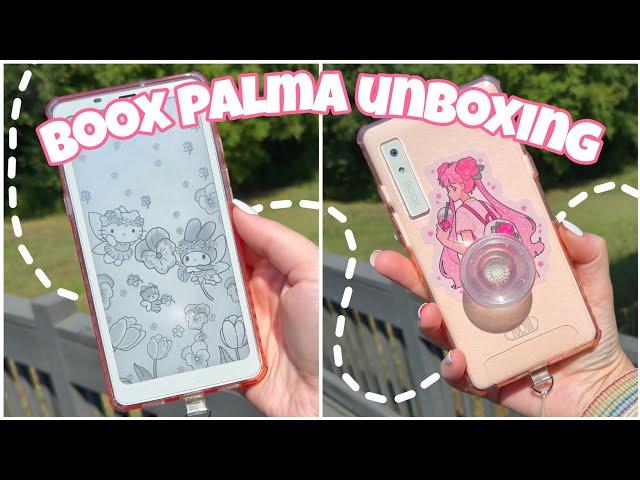 unboxing & decorating boox palma e-reader🩷