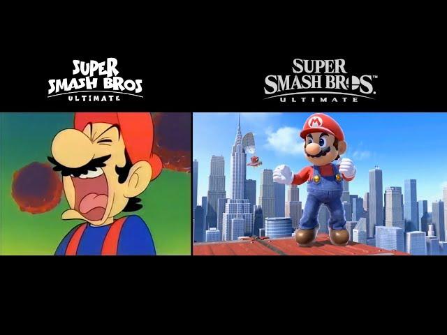 Super Smash Bros. Ultimate Intro - Animated vs. Official