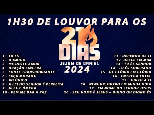 JEJUM DE DANIEL 2024 20 Canções para Buscar o Espírito Santo | (COVER)