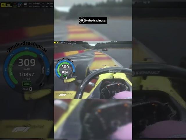 Daniel Ricciardo Going 360KPH | #f1 #shorts #belgiangp  #formula1 #motorsport #short #fyp