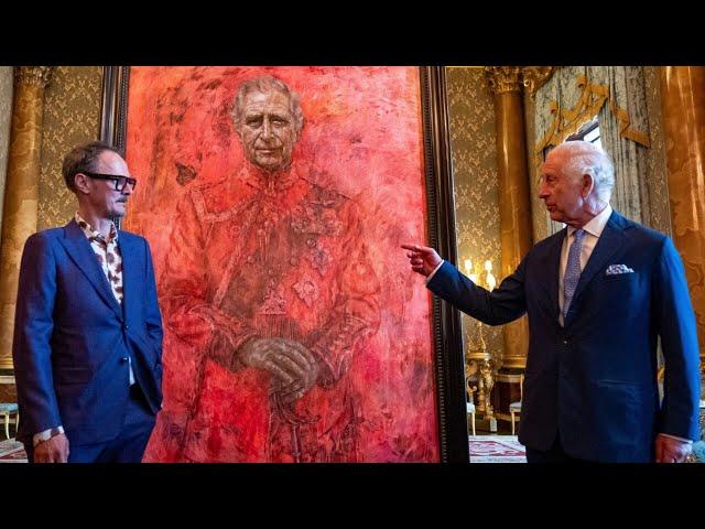 King Charles ‘blood-soaked’ portrait goes viral