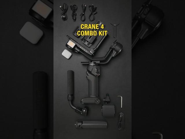 What’s Your Gimbal Setup? Here’s everything you get in Zhiyun Crane 4  Combo Kit / Unbox ASMR