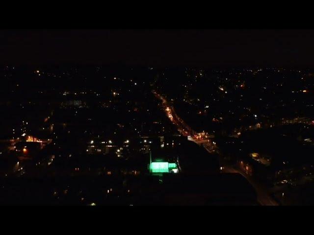 High Wycombe Mosque | Night View | Drone Video