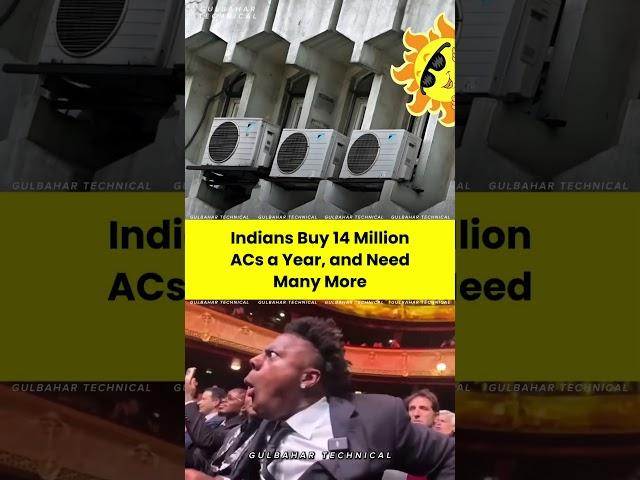 14 Million Air Conditioners Sold in India Annually ️