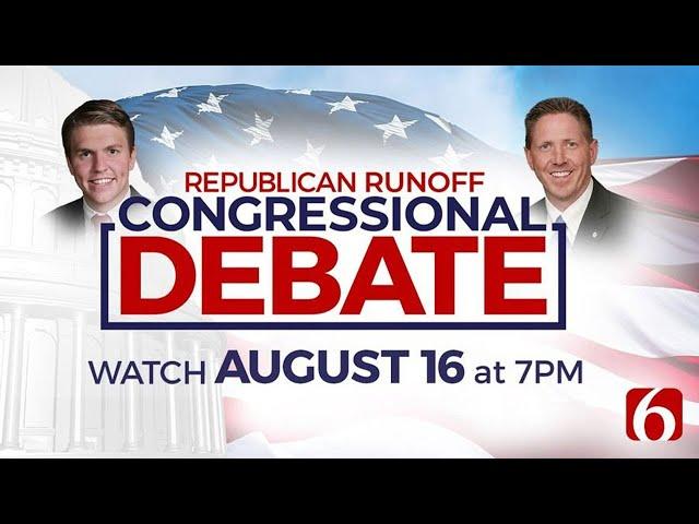 WATCH LIVE: Republican Runoff Congressional Debate With Josh Brecheen And Avery Frix