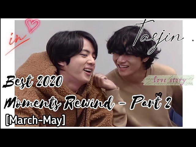 Taejin 뷔진 진뷔 Best 2020 Moments Rewind Part 2 March-May [hug, real love, stare, subtle touches, kiss]