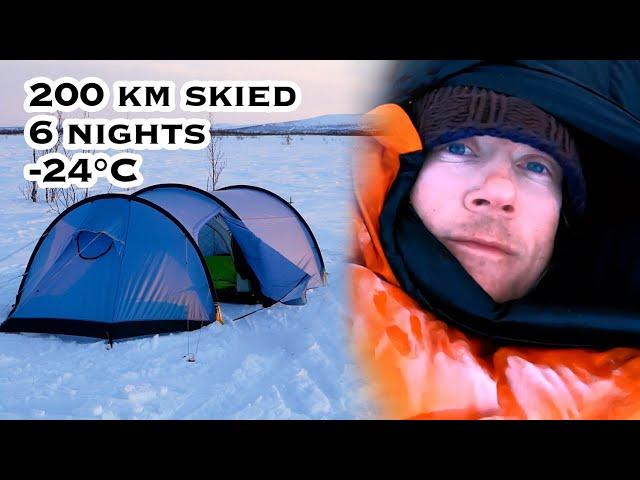 Solo Camping in the FRIGID Finnish Arctic | 6 nights, -24°C | ep.28