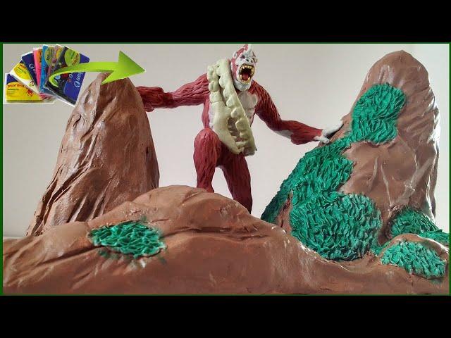 SKAR KING WITH CLAY/PLASTILINA. Monsterverse