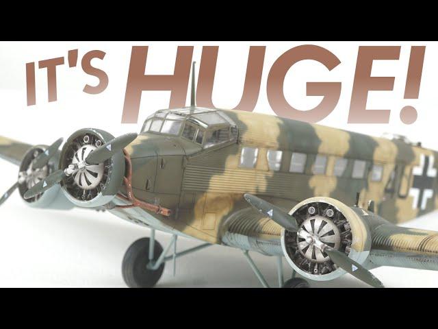 It's MASSIVE! Building Revell's 1/48 Junkers Ju 52 | Full Model Build