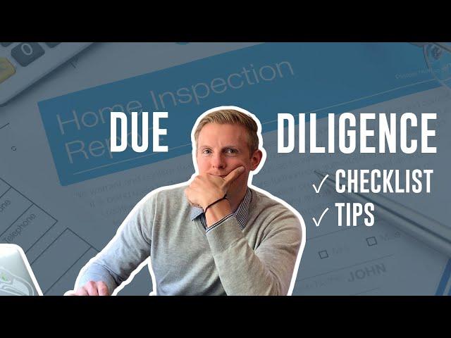 Due Diligence Checklist and Tips | Bay Area Real Estate Tips