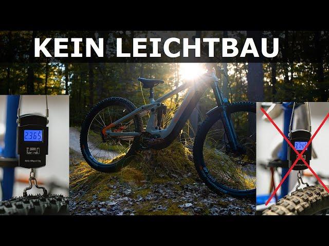 Deswegen leichte Laufräder am eMTB!