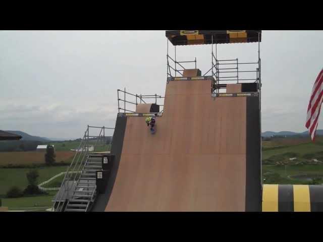 Zy's first air on the megaramp at woodward - SkateXS Panda Pro