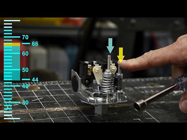 Pump Pressure Switch Adjustment