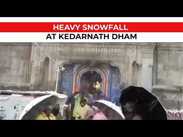 Take note of weather forecast: Officials urge devotees visiting Kedarnath Temple amid heavy snowfall