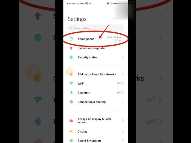 Redmi Note 10s ko Reset kaise kre #shorts /#hard reset