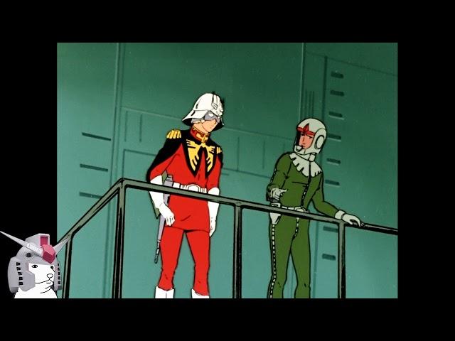 Char Aznable complaining to the technical team