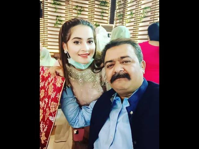 Aiman Khan & Minal Khan With Father New Latest Trend Tik tok video #aiman_khan #minal_khan #shorts