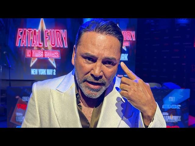 De La Hoya OFFENDED by Dana White & Turki talking about CRUSHING COMPETITION!