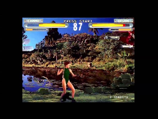 Street Fighter: The Movie Arcade Game - Attract Mode (60fps HD)