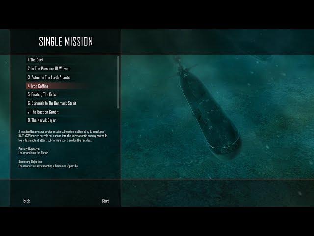 Cold Waters ELITE difficulty - single mission 4 - Iron Coffins