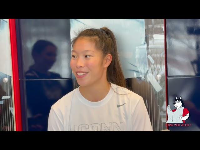 Kaitlyn Chen: UConn women's basketball pregame (USC)  - 12/20/24