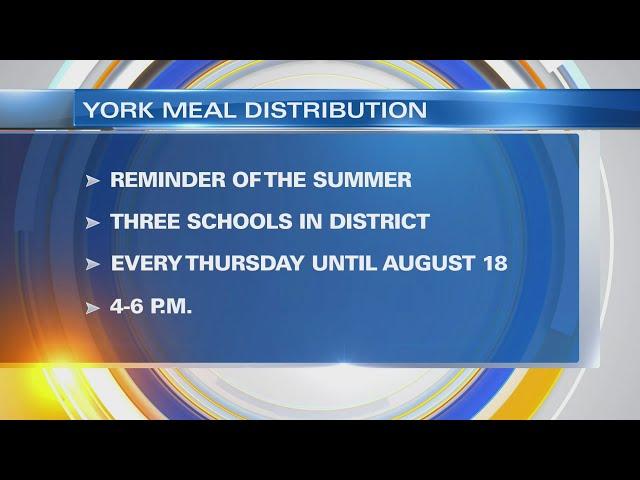 York County School Division resuming meal distribution program