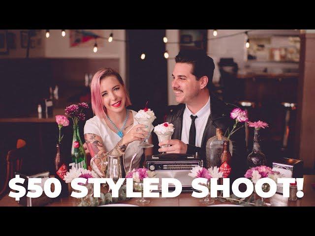 $50 WEDDING STYLED SHOOT!  (PHOTOGRAPHY CHALLENGE #2 - WEDDING PHOTOGRAPHY)