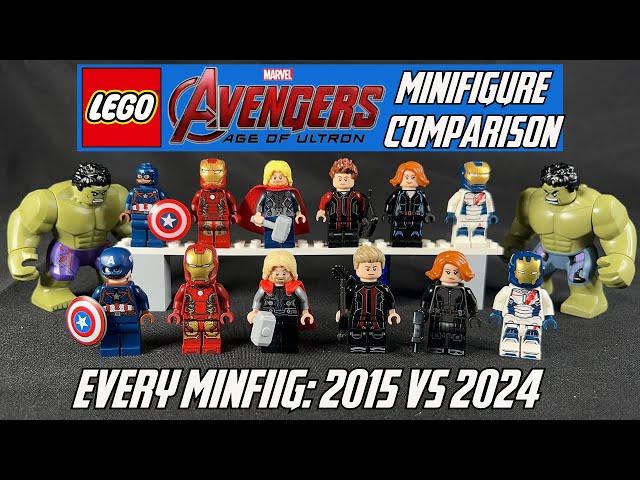 LEGO Avengers: Age of Ultron MINIFIG COMPARISON (2015 vs 2024)