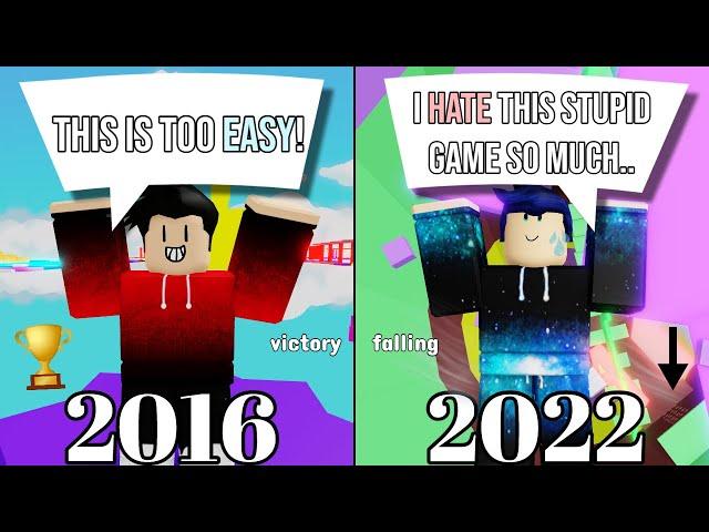 Playing A Roblox Obby Be Like.. 2016 vs 2022