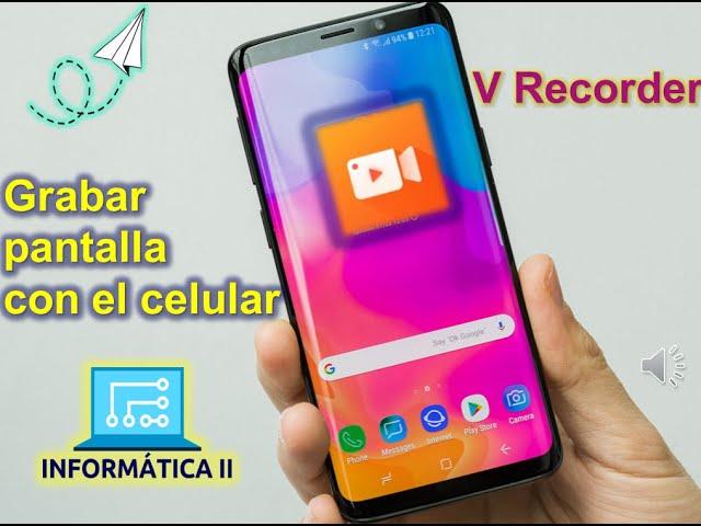 Grabar pantalla con VRecorder