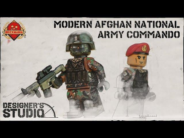 Modern Afghan National Army Commando - Custom Lego - In The Designer’s Studio