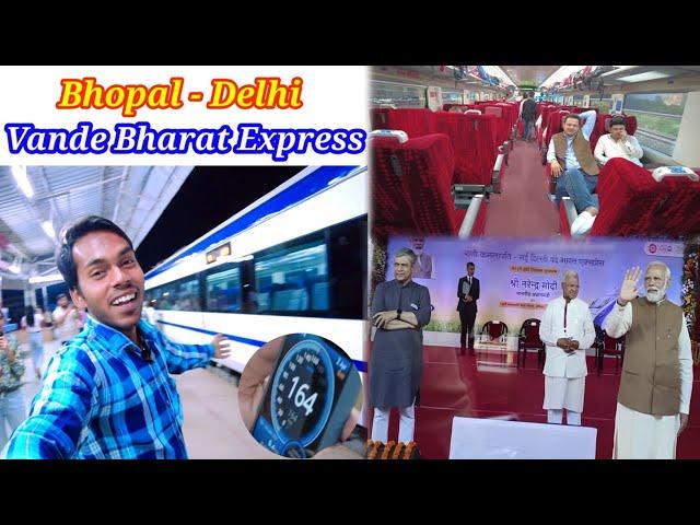 India's Fastest Train164KM/H, Rani Kamlapati Vande Bharat Express||Inauguration Run Full Journey.