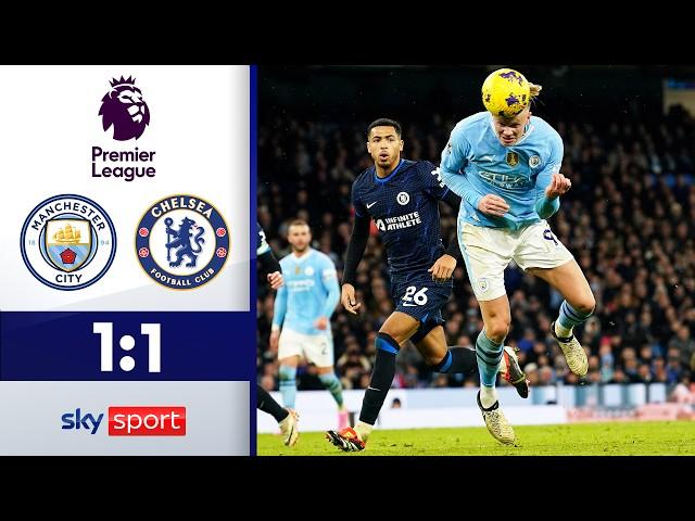 Trotz Chancenplus: Haaland und Co. nur mit Remis im Titelrennen | Man City - Chelsea | EPL 23/24