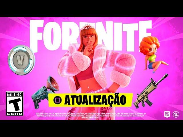 ASSISTA ESSE VIDEO ANTES da NOVA ATUALIZAÇÃO do FORTNITE! (SKINS GRÁTIS, EVENTO AO VIVO, ICE SPICE)