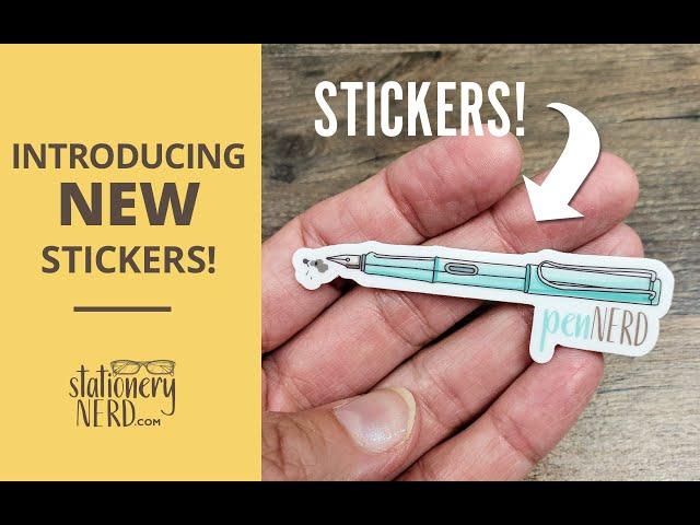 OMG! Stationery Nerd has an Etsy Sticker Shop!!
