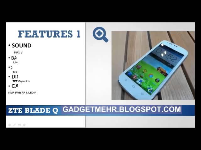 ZTE Blade Q Smartphone Review