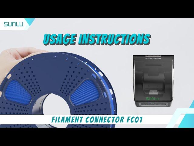 SUNLU Filament Connector FC01 - Usage Instructions #sunlu #3dprinted #3dprinting