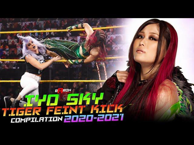 Iyo Sky - Tiger Feint Kick Compilation 2020-2021 By Baron Clashing