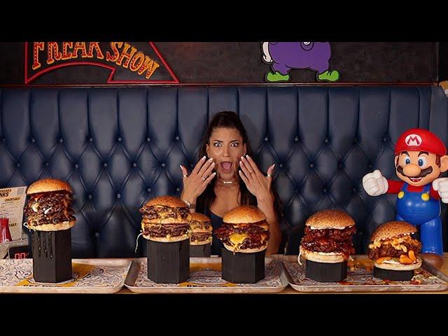 THE UNDEFEATED 'ATLAS BURGER CHALLENGE' | @LeahShutkever