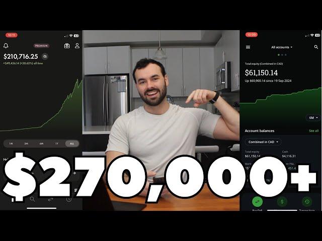 My $270,000+ Wealthsimple Trade Stock Portfolio and Dividend Income