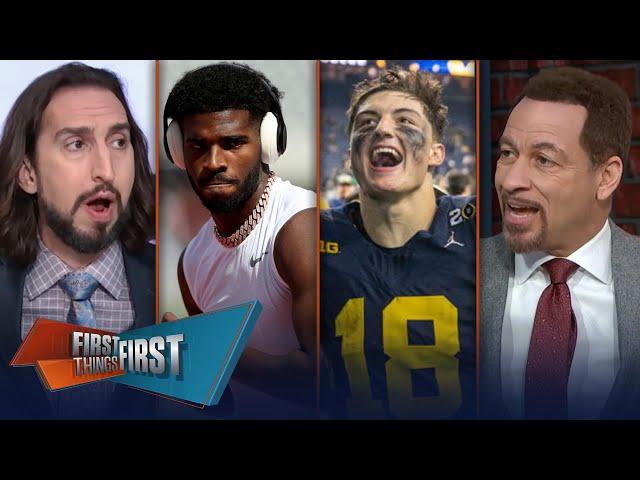 Nick's Mock Draft 3.0: Colston Loveland to Colts, Shedeur a dark horse in Indy? | FIRST THINGS FIRST