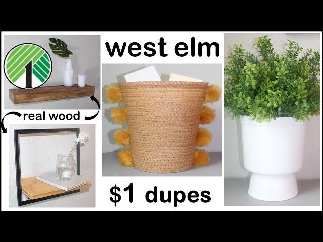 DOLLAR TREE DIY ROOM DECOR WEST ELM INSPIRED | HIGH END Dollar Dupes