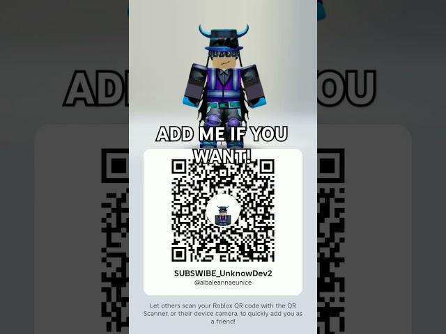 My Username #UnknowDev2 #roblox #addme #unknowdev2