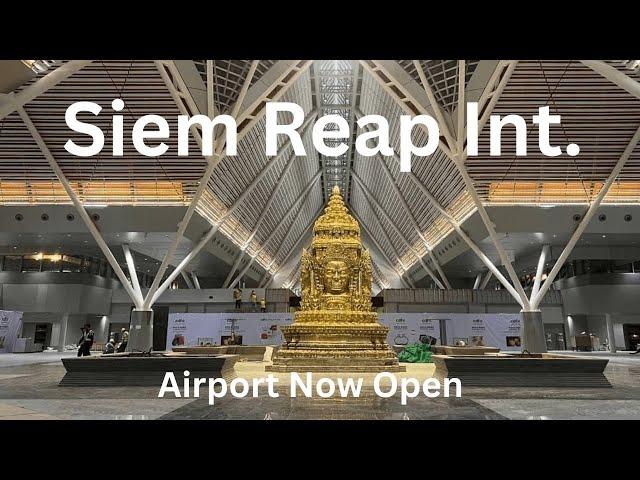 The New Siem Reap International Airport Officially Opens for Travelers #travel #siemreap #cambodia