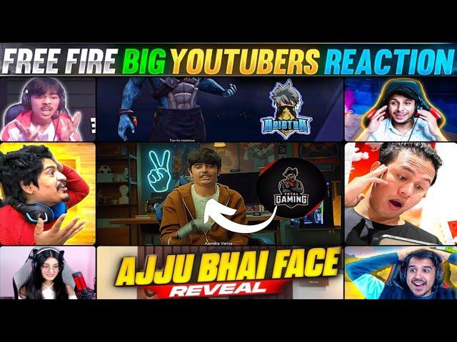 All YouTubers REACTION On AJJUBHAI FACE REVEAL  I DID MISTAKE IN FACE REVEAL Total Gaming