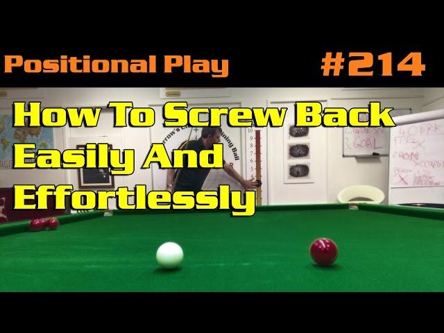 POSITIONAL PLAY | How To Screw Back Easily And Effortlessly