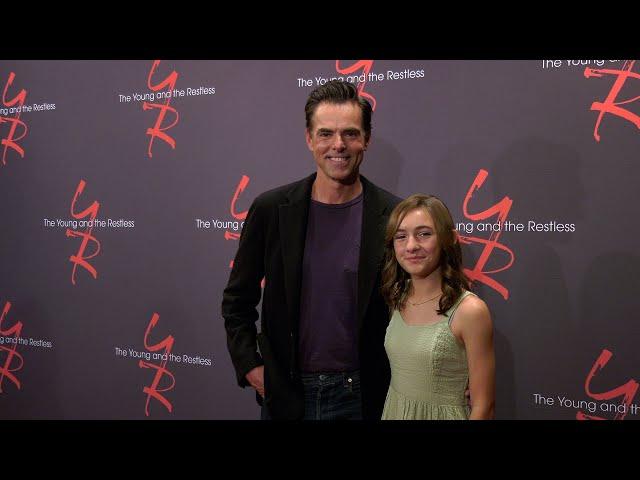 Jason Thompson and Sienna Mercuri "The Young and the Restless" 13k Celebration Red Carpet