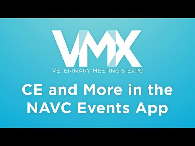 CE & More in the NAVC Events App