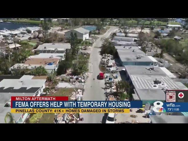 'It's a graveyard, you can't live there': FEMA now offering Transitional Sheltering Assistance