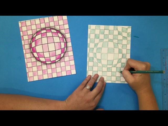 Grade 2 Op Art Day 1